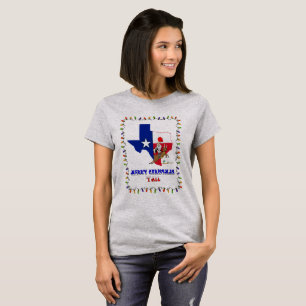 Camiseta Felices Navidad usted estilo de Tejas