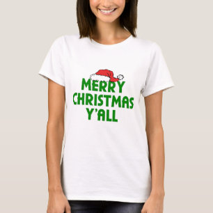 Camiseta Felices Navidad Yall
