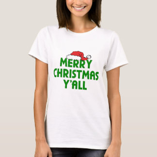 Camiseta Felices Navidad Yall