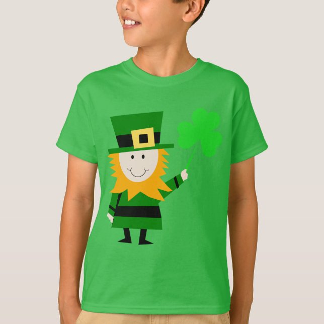 Camiseta Felices niños de Leprechaun (Anverso)