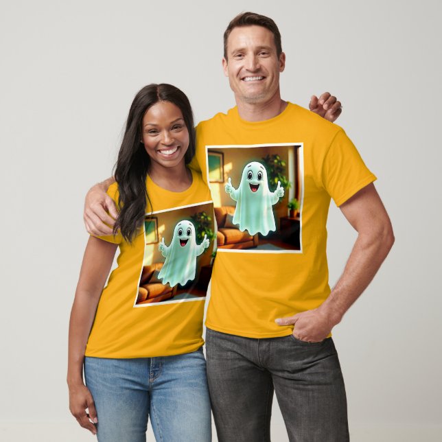 Camiseta Felices palmaditas de fantasma (Unisexo)