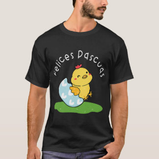 Camiseta Felices Pascuas 2Pollo de Pascua Feliz de Pascua