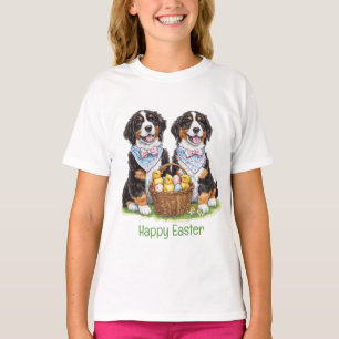 Camiseta Felices perros montañeses de Pascua