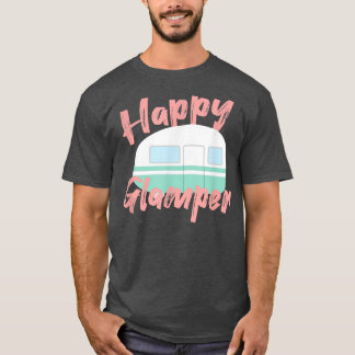 Camiseta Felices Regalos De Glamping De Glamour Para Chicas