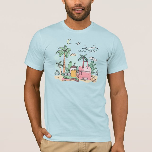 Camiseta Felices vacaciones (Anverso)