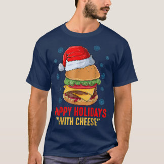 Camiseta Felices vacaciones con hamburguesa de queso y Navi