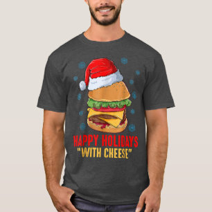 Camiseta Felices vacaciones con hamburguesa de queso y Navi