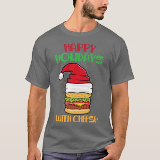 Camiseta Felices vacaciones con los Navidades de queso Navi