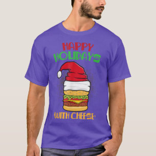 Camiseta Felices vacaciones con los Navidades de queso Navi