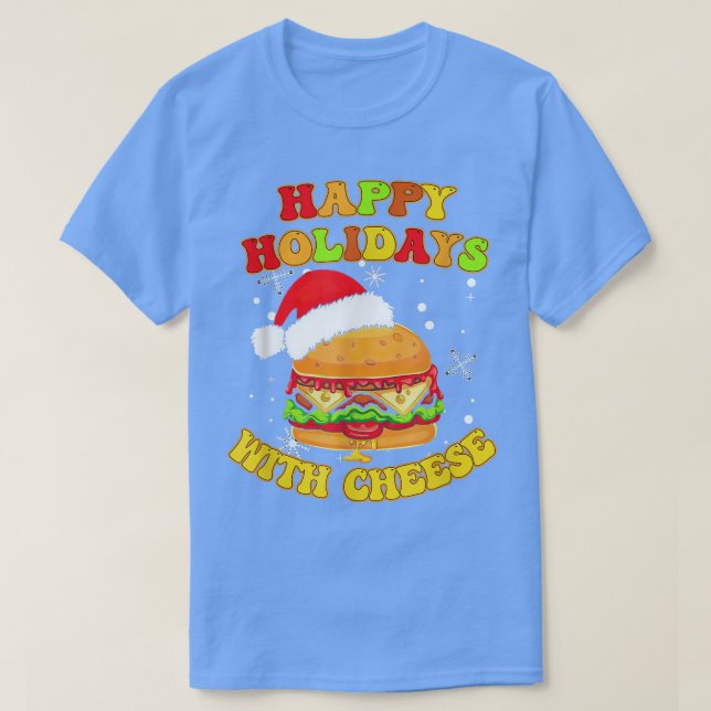 Camiseta Felices vacaciones con los Navidades quesos divert (Diseño del anverso)