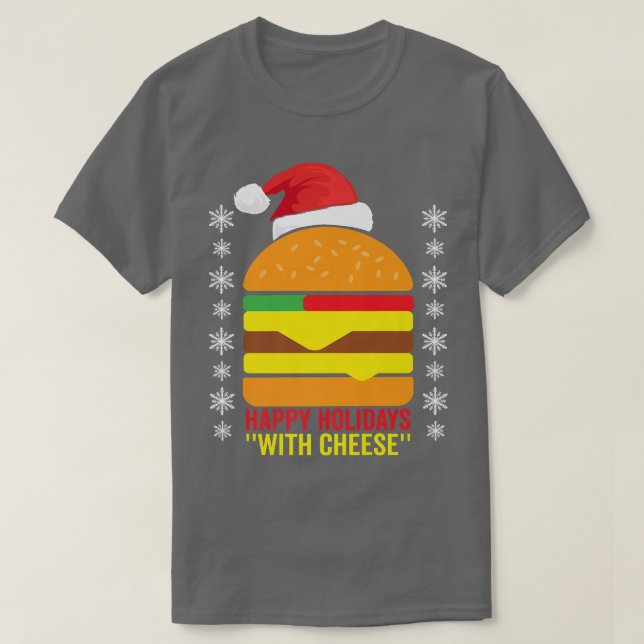 Camiseta Felices vacaciones con Navidades de la familia del (Diseño del anverso)