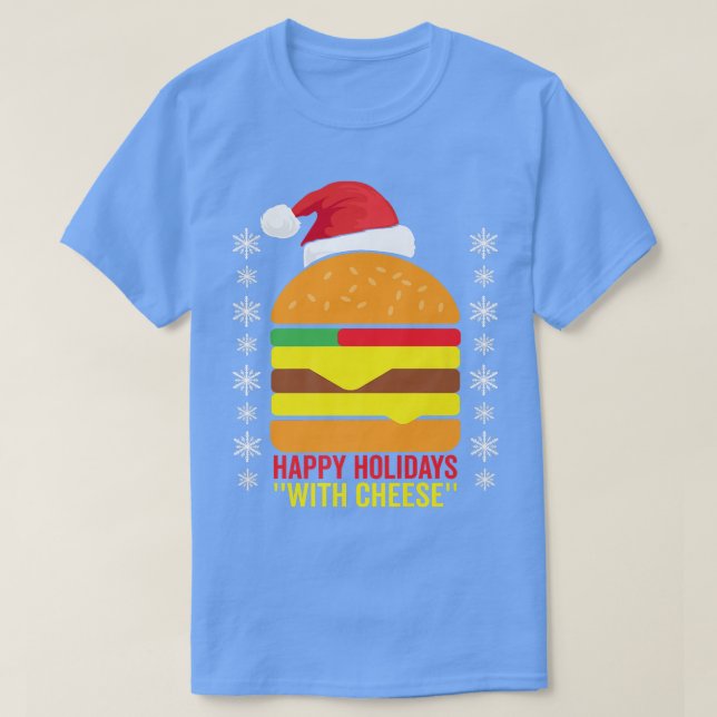 Camiseta Felices vacaciones con Navidades de la familia del (Diseño del anverso)
