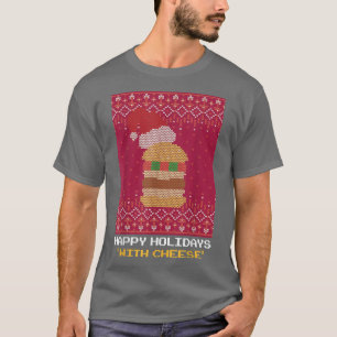 Camiseta Felices vacaciones con Navidades feos de queso sué