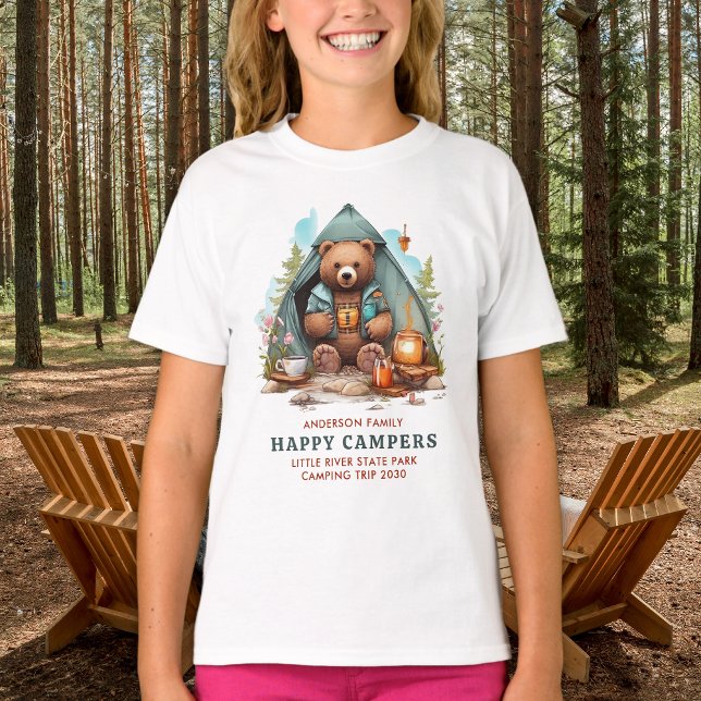 Camiseta Felices vacaciones familiares personalizadas de os (Subido por el creador)