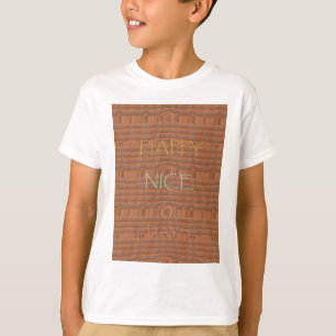 Camiseta Felices vacaciones impresión de arte de cebra