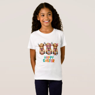 Camiseta Felices vacas de la montaña de Pascua - Granja de 