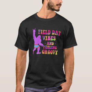 Camiseta Felices Vibes De Día De Campo Y Sensación Groovy T