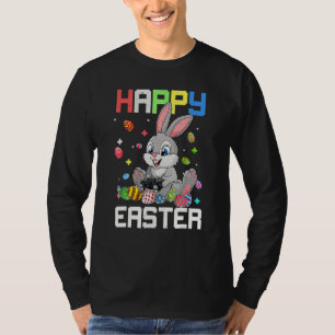 Camiseta Felices Videojuegos De Huevos De La Semana Santa N
