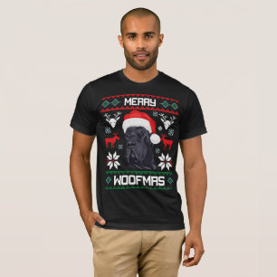 Camiseta Felices Woofmas Navidad de great dane