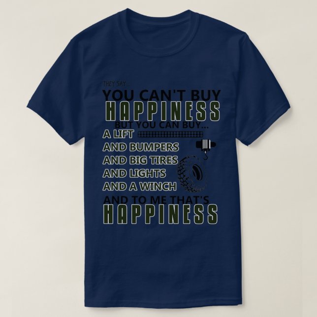 Camiseta Felicidad (Diseño del anverso)