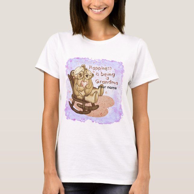Camiseta Felicidad Abuela (Anverso)
