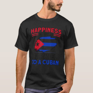 Camiseta Felicidad casada con una bandera cubana remonta a 