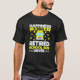 Camiseta Felicidad Conduciendo Autobuses Es Ser Un Conducto