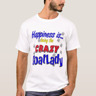 Camiseta Felicidad Crazy Goatlady