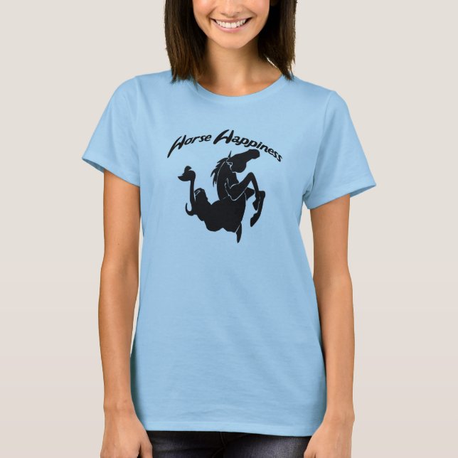 Camiseta Felicidad de Caballo (Anverso)