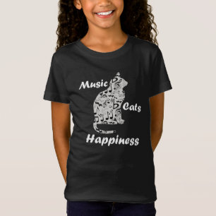 Camiseta Felicidad de Gatos Musicales - Cita de Amante de M