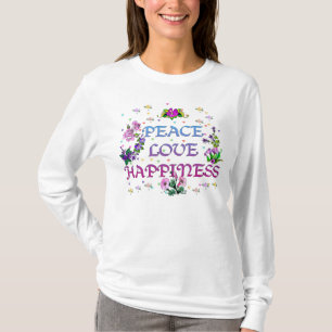Camiseta Felicidad del amor de la paz