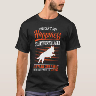 Camiseta Felicidad del perro pastor alemán