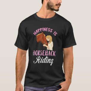 Camiseta Felicidad Equitación Caballo Jinete