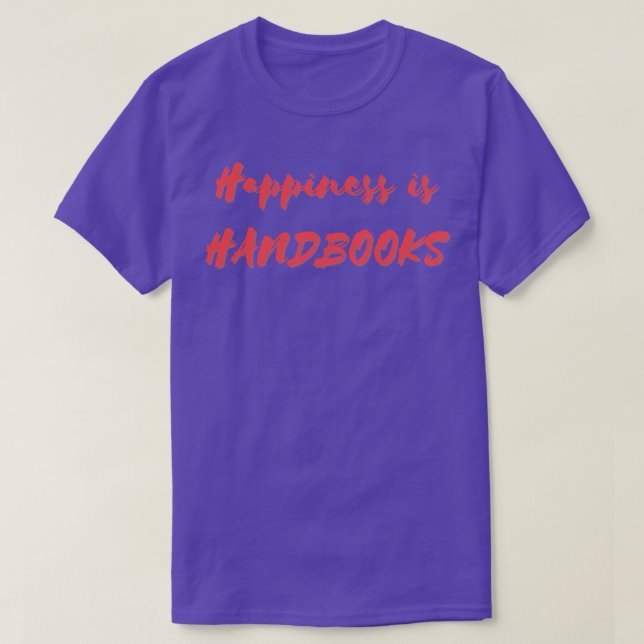 Camiseta Felicidad es Manuales (Diseño del anverso)