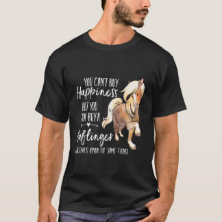 Camiseta Felicidad Haflinger Caballo de manga larga Caballo