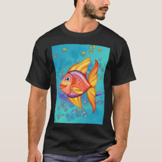 Camiseta Felicidad, pez de fantasía