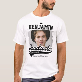 Camiseta Felicidades a la Promoción con esta Foto Personali