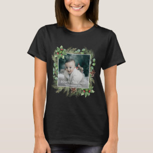 Camiseta Felicidades Photo Corona Verdor 