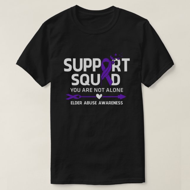 Camiseta Felicitación de concienciación sobre el abuso de l (Diseño del anverso)