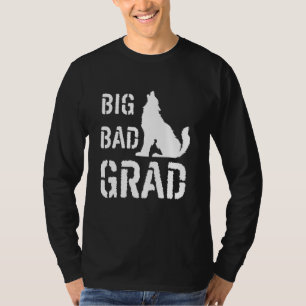 Camiseta Felicitación de Graduación Genial para Él Lobo par