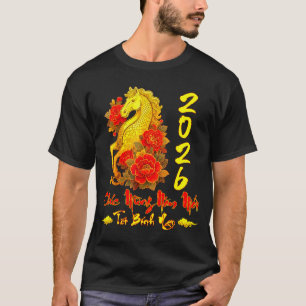 Camiseta Felicitaciones Año Nuevo Tet Binh Ngo Vietnam Año