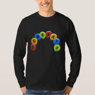Camiseta Felicitaciones, celebración de globos