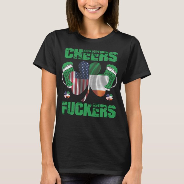 Camiseta ¡Felicitaciones! - Funny Shamrock St. (Anverso)