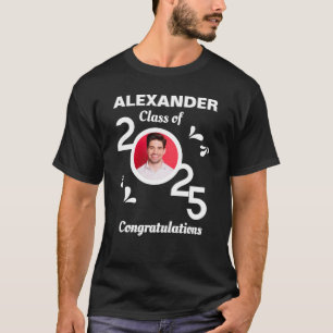 Camiseta Felicitaciones Graduación Graduada Clase 2025
