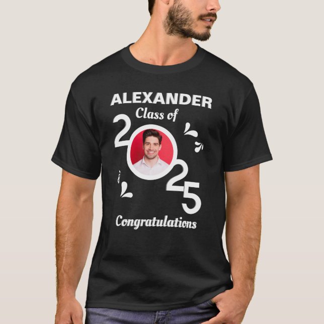 Camiseta Felicitaciones Graduación Graduada Clase 2025 (Anverso)
