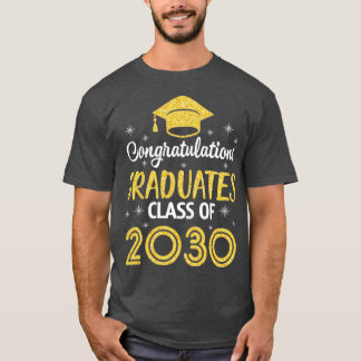 Camiseta Felicitaciones Graduados Clase De 2030 Mayores St