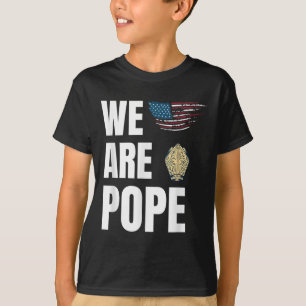 Camiseta Felicitaciones, Papa Leo Xiv. Celebración de Ee. U