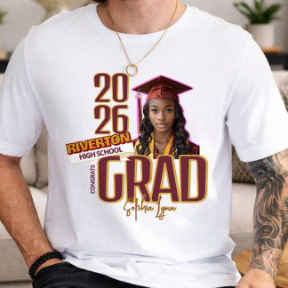 Camiseta Felicitaciones Personalizadas Graduados Clase de 2