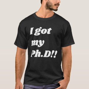 Camiseta Felicitaciones por el doctorado