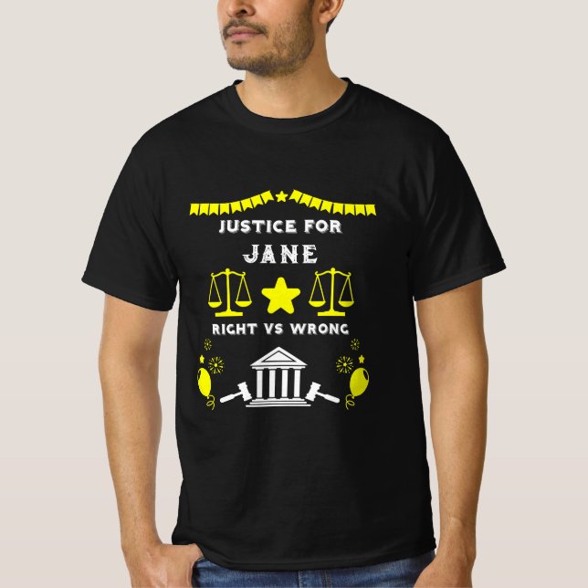 Camiseta Felicitaciones veredicto del tribunal (Anverso)
